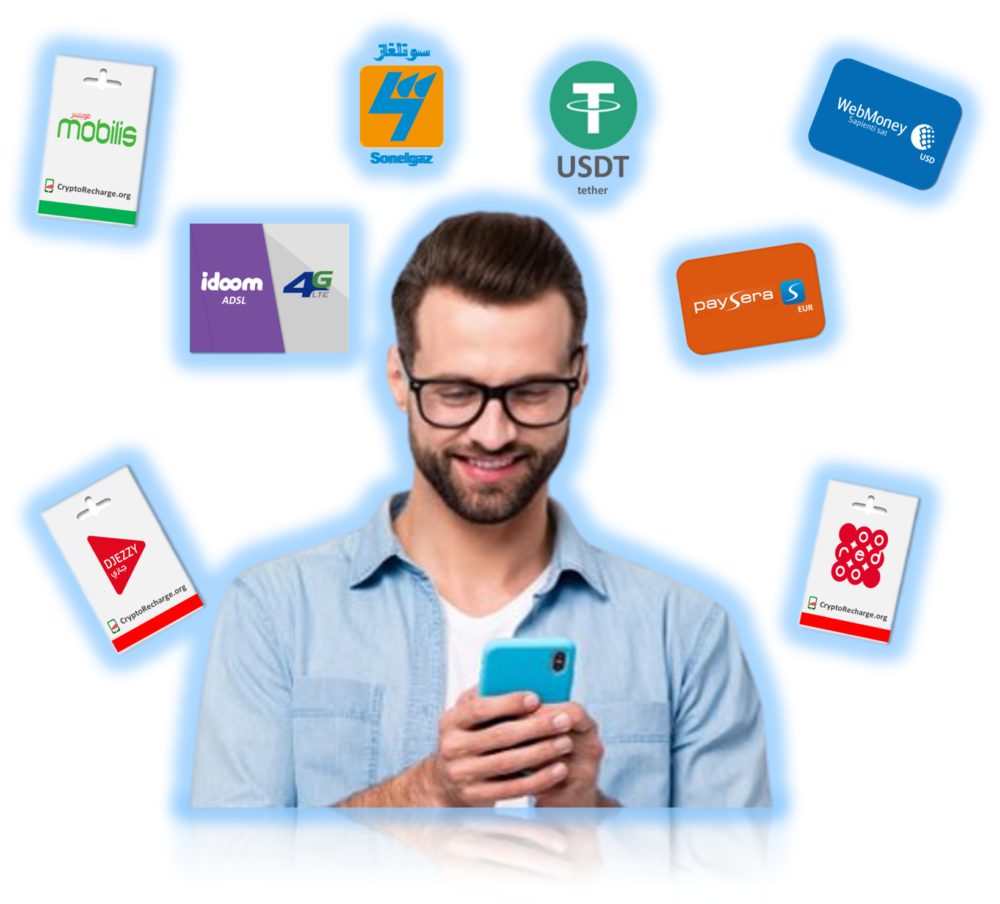 1 TopUp Flexy, Idoom, USDT, RedotPay with crypto - Crypto Recharge